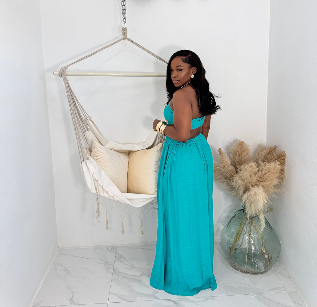 Lo-Fi alter top maxi dress