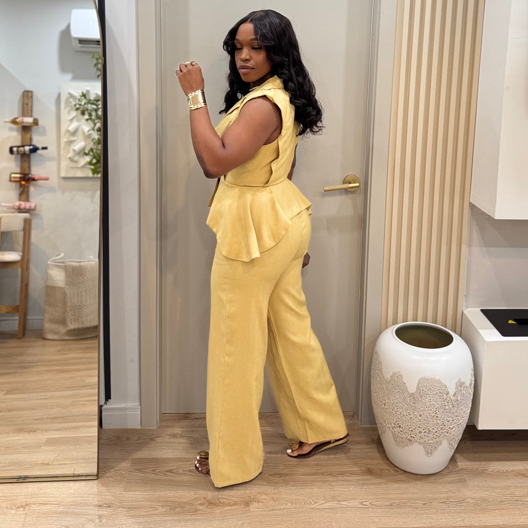 Noemi  vest 2 piece pants set
