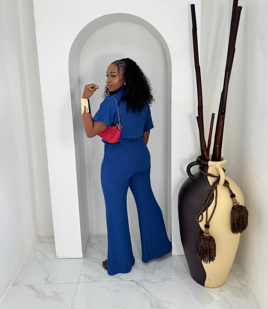 Sky Lounge knit pants set