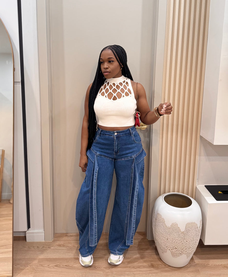The highlight barrel denim