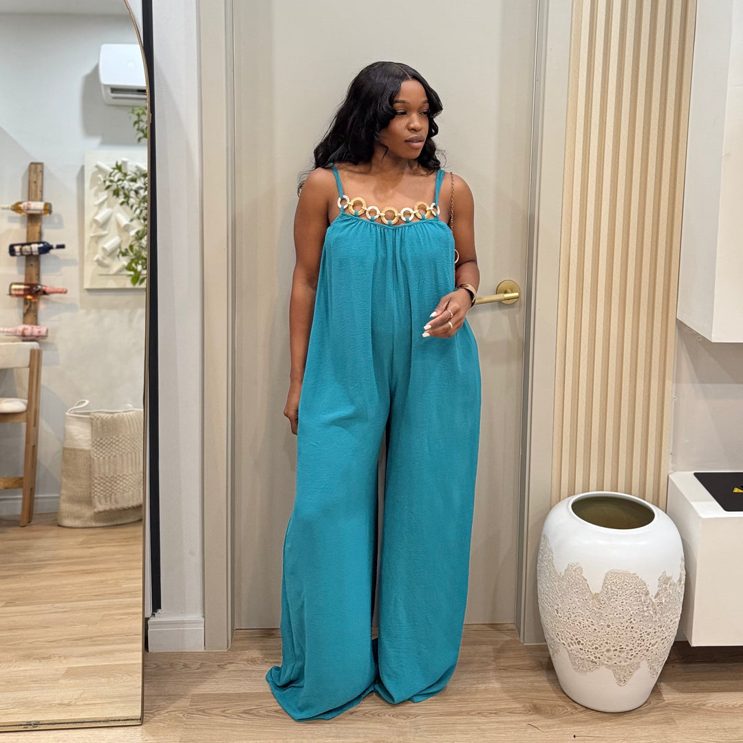 Calix chain detail jumpsuit