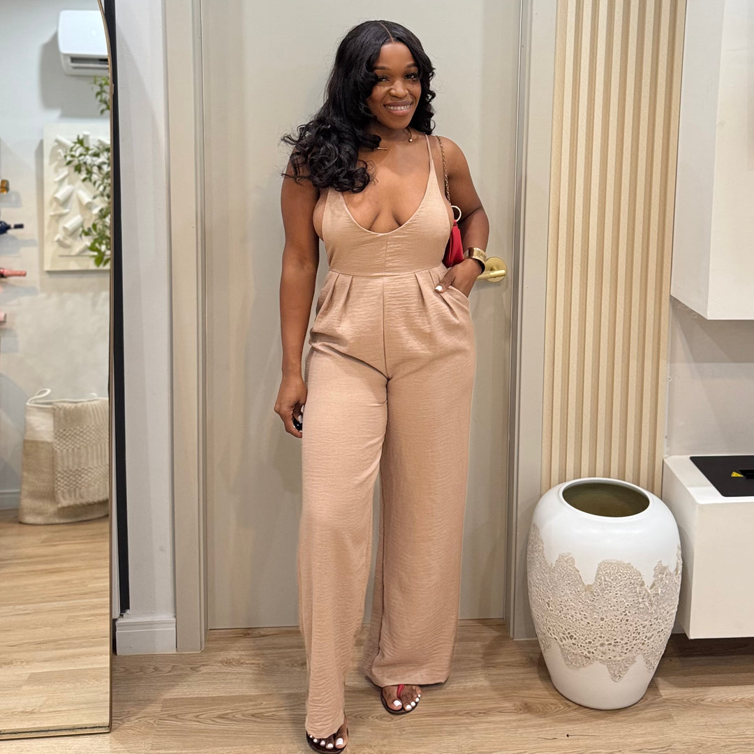 All Eyes side boob jumpsuit