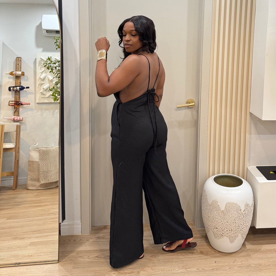 All Eyes side boob jumpsuit