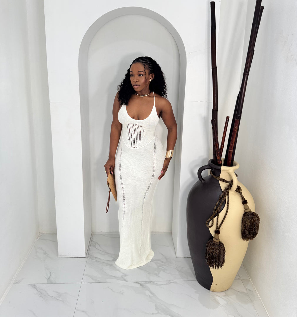 Zenya knit maxi dress