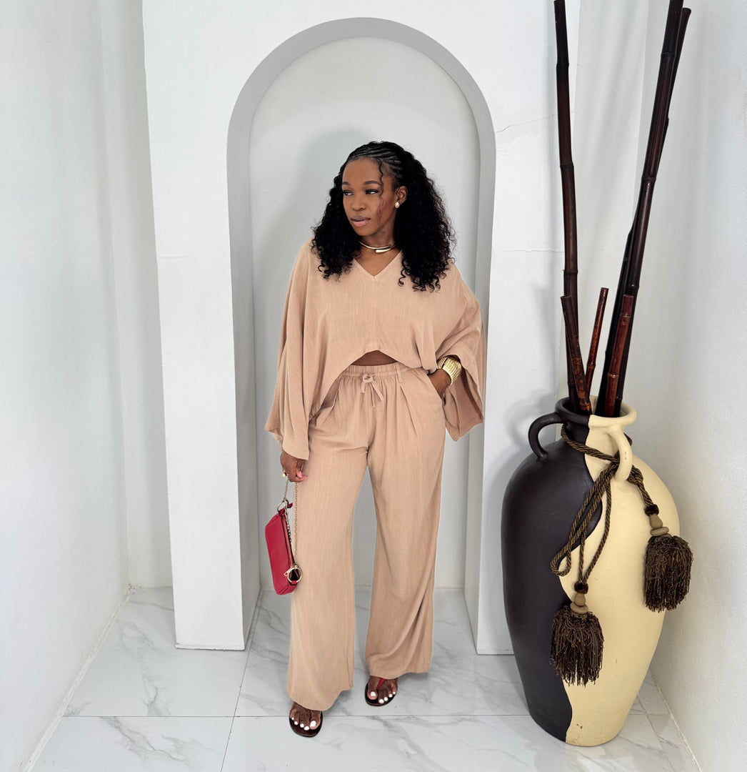 Pure State linen pants  set