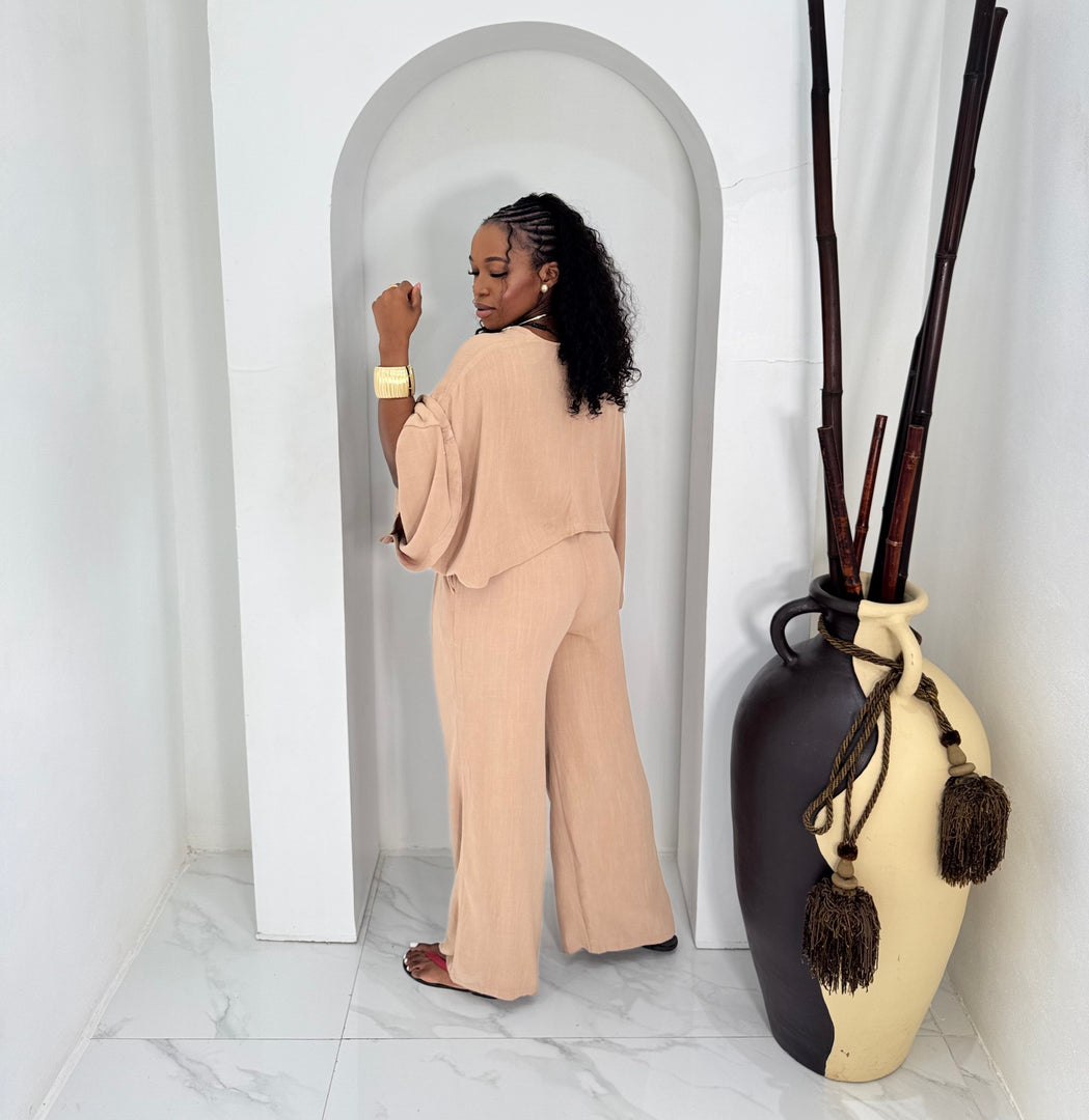 Pure State linen pants  set