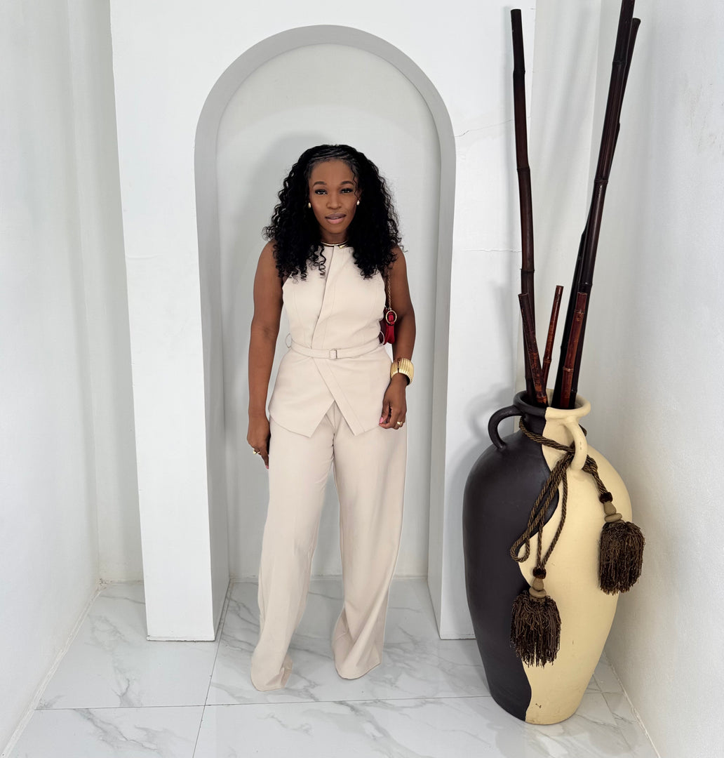 The Honore' 2 piece vest set