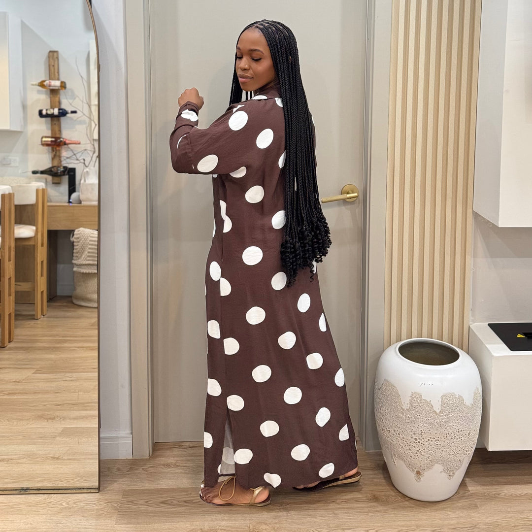 Jessie polka dot t shirt dress