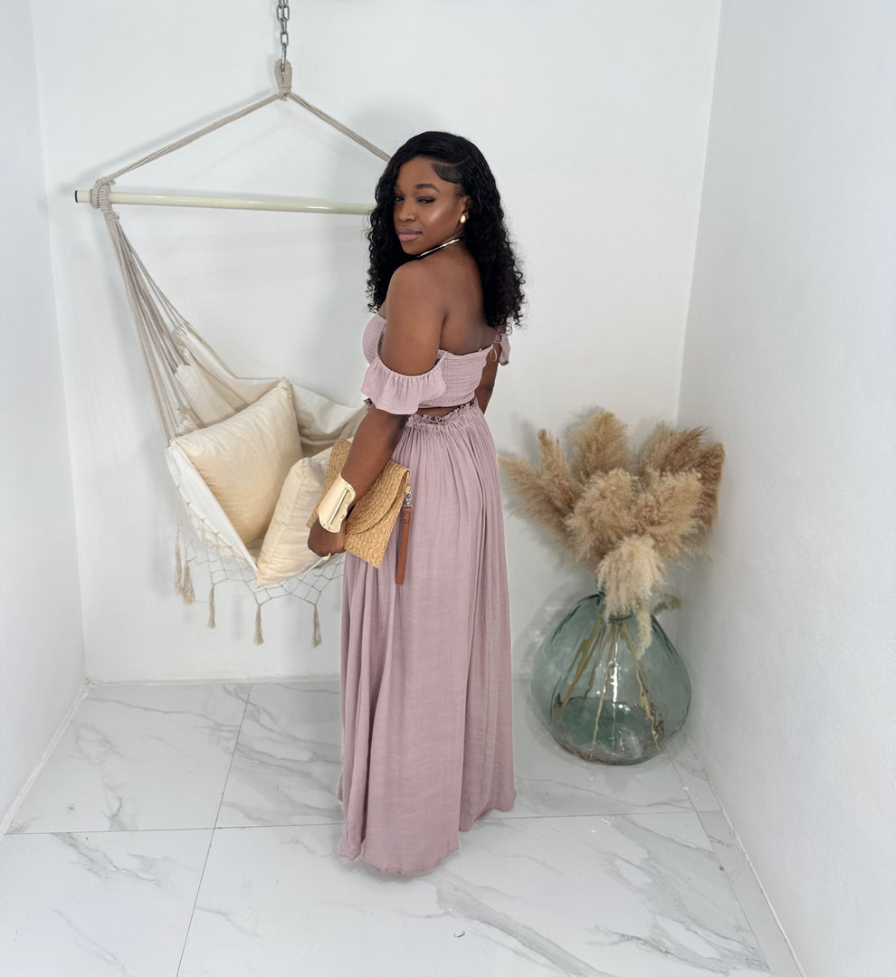 Faith 2 piece maxi skirt set