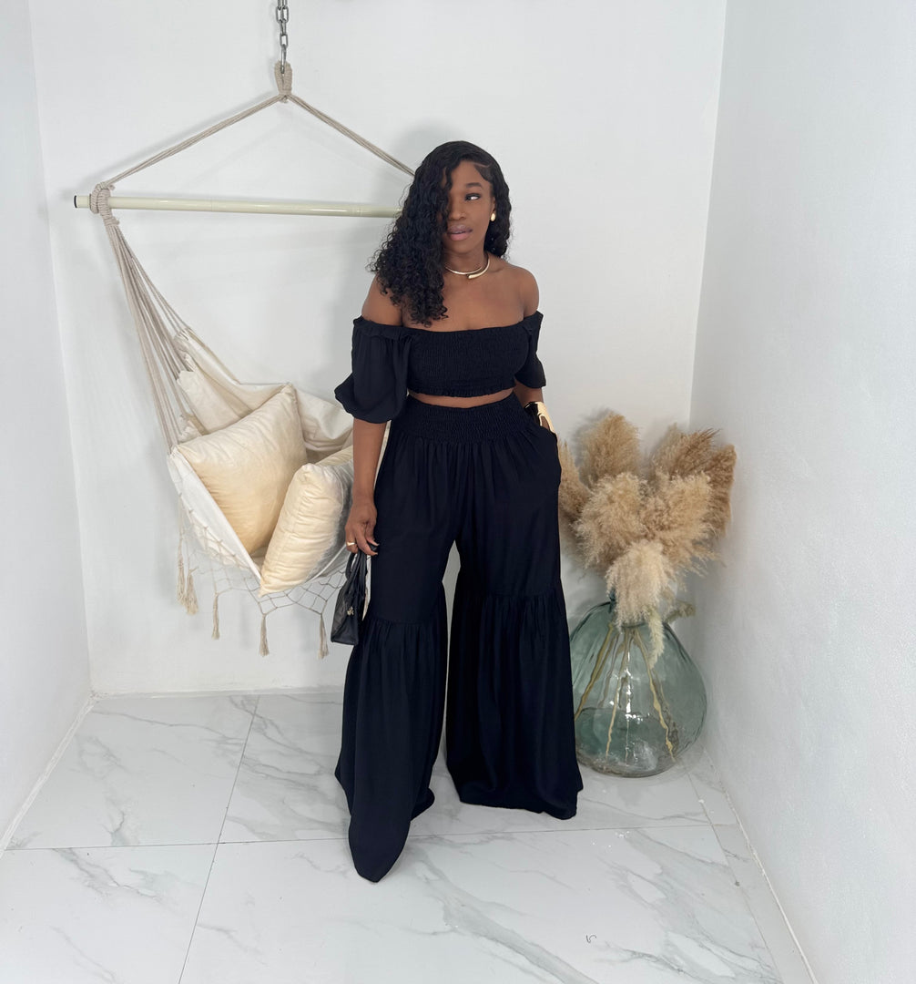 The Havana off shoulder pants set