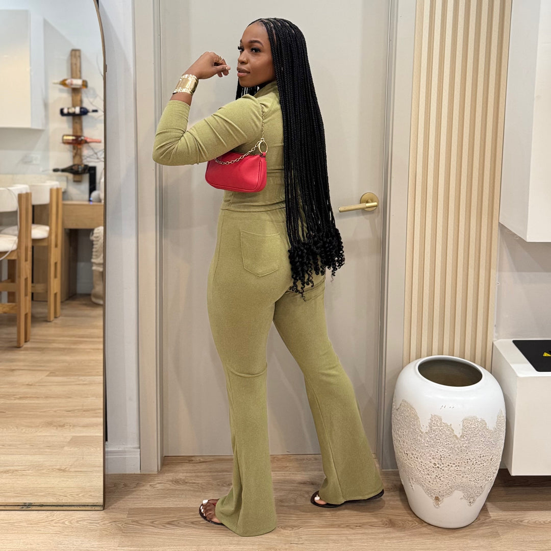 Blair long sleeve co ord pants set