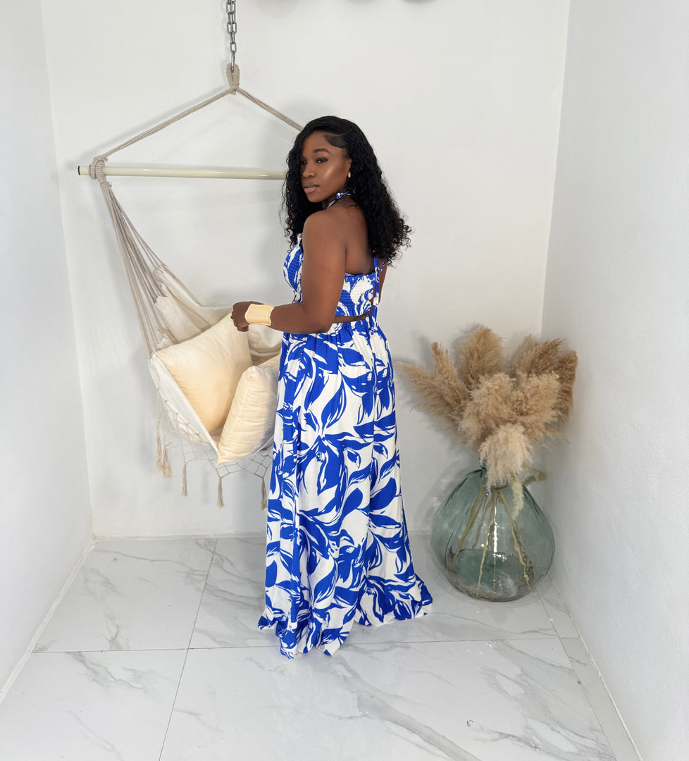 Palmshade printed jumpsuit