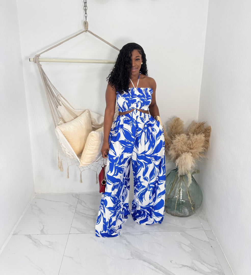 Palmshade printed jumpsuit
