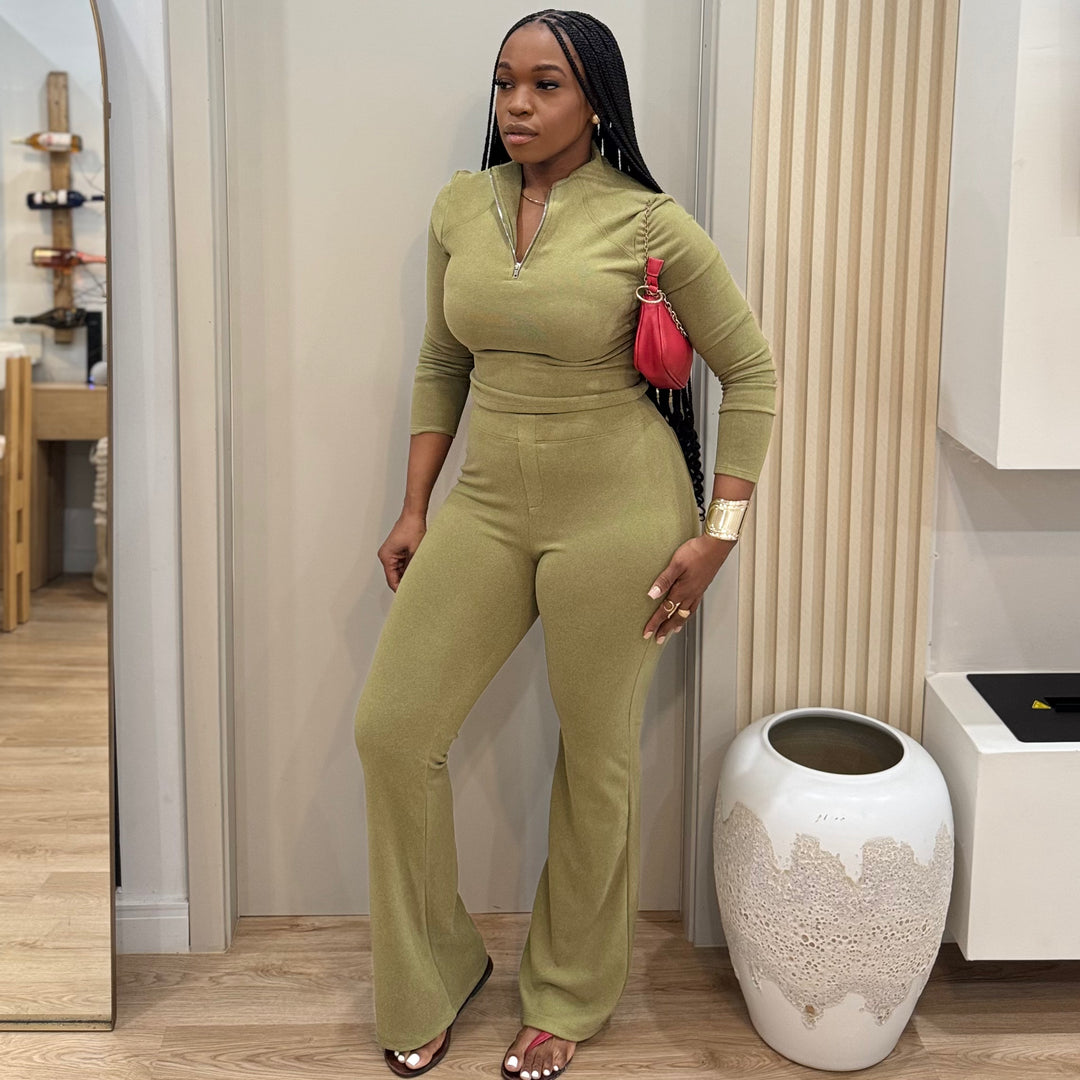 Blair long sleeve co ord pants set