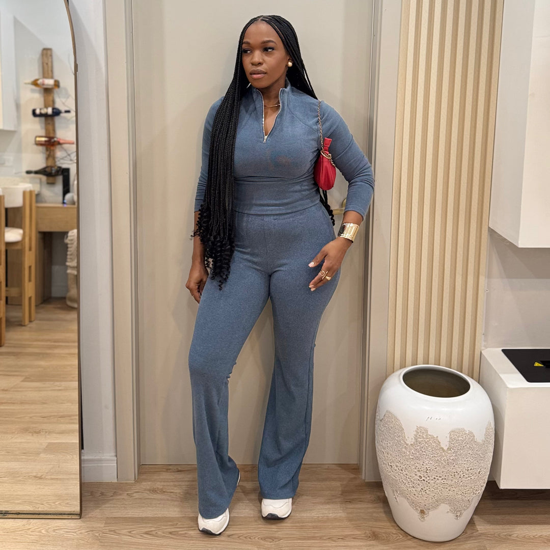 Blair long sleeve co ord pants set