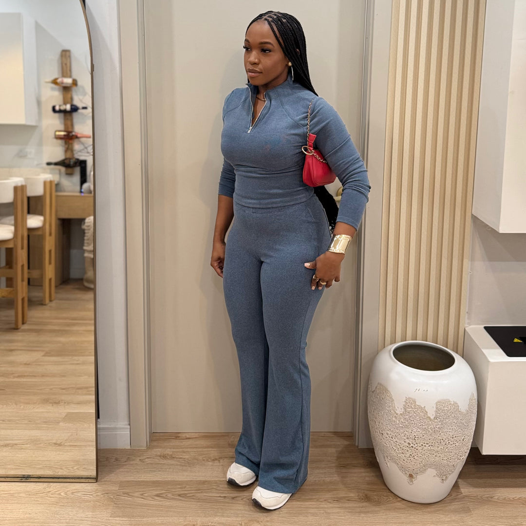 Blair long sleeve co ord pants set