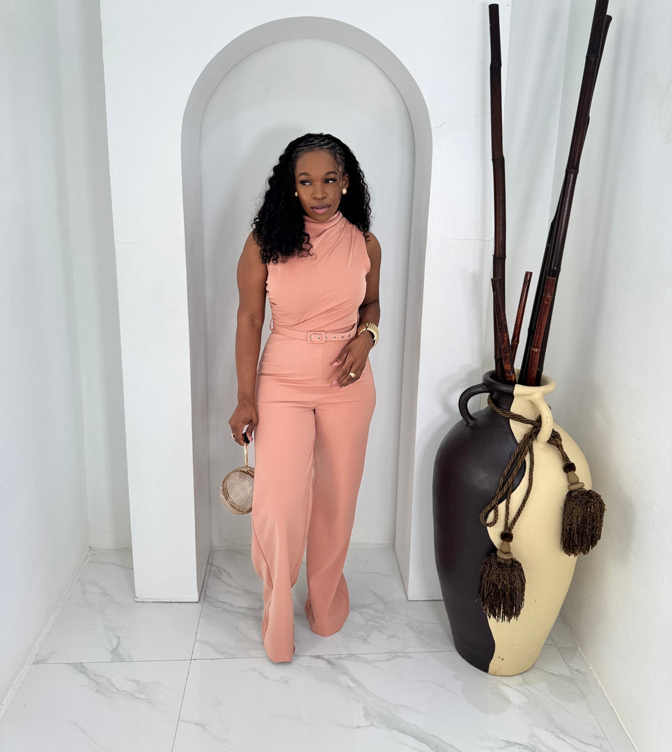 Esmara draped belted jumpsuit