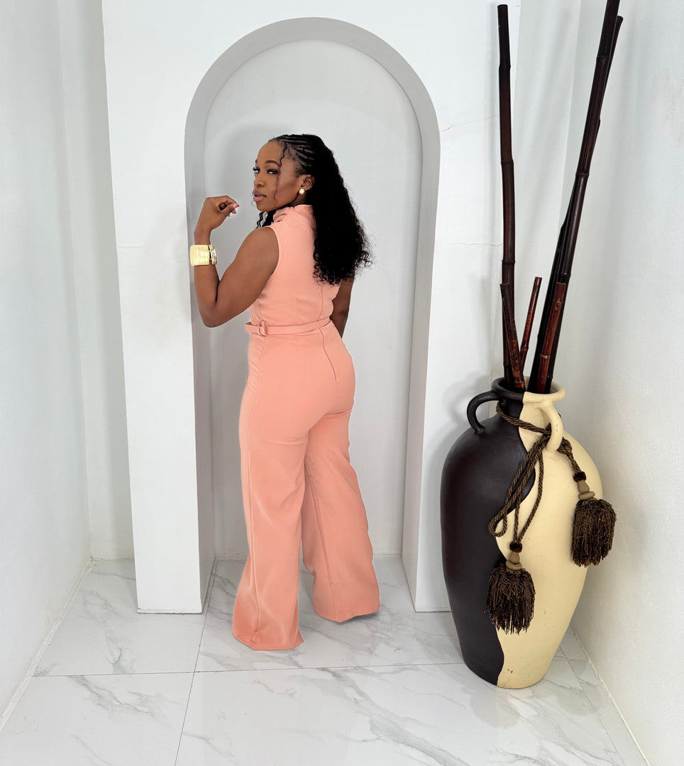 Esmara draped belted jumpsuit