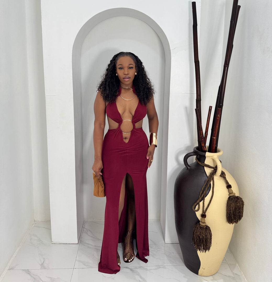 Fever O ring maxi dress