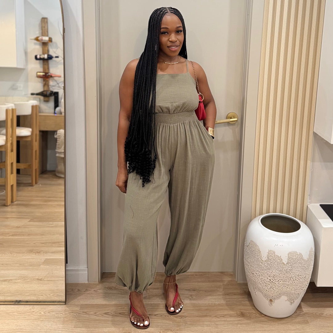 Easy Living Gauze jumpsuit