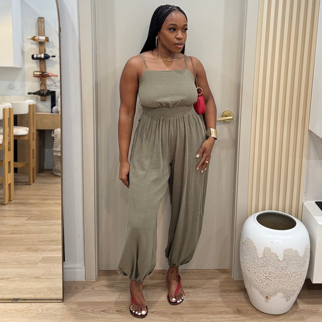 Easy Living Gauze jumpsuit