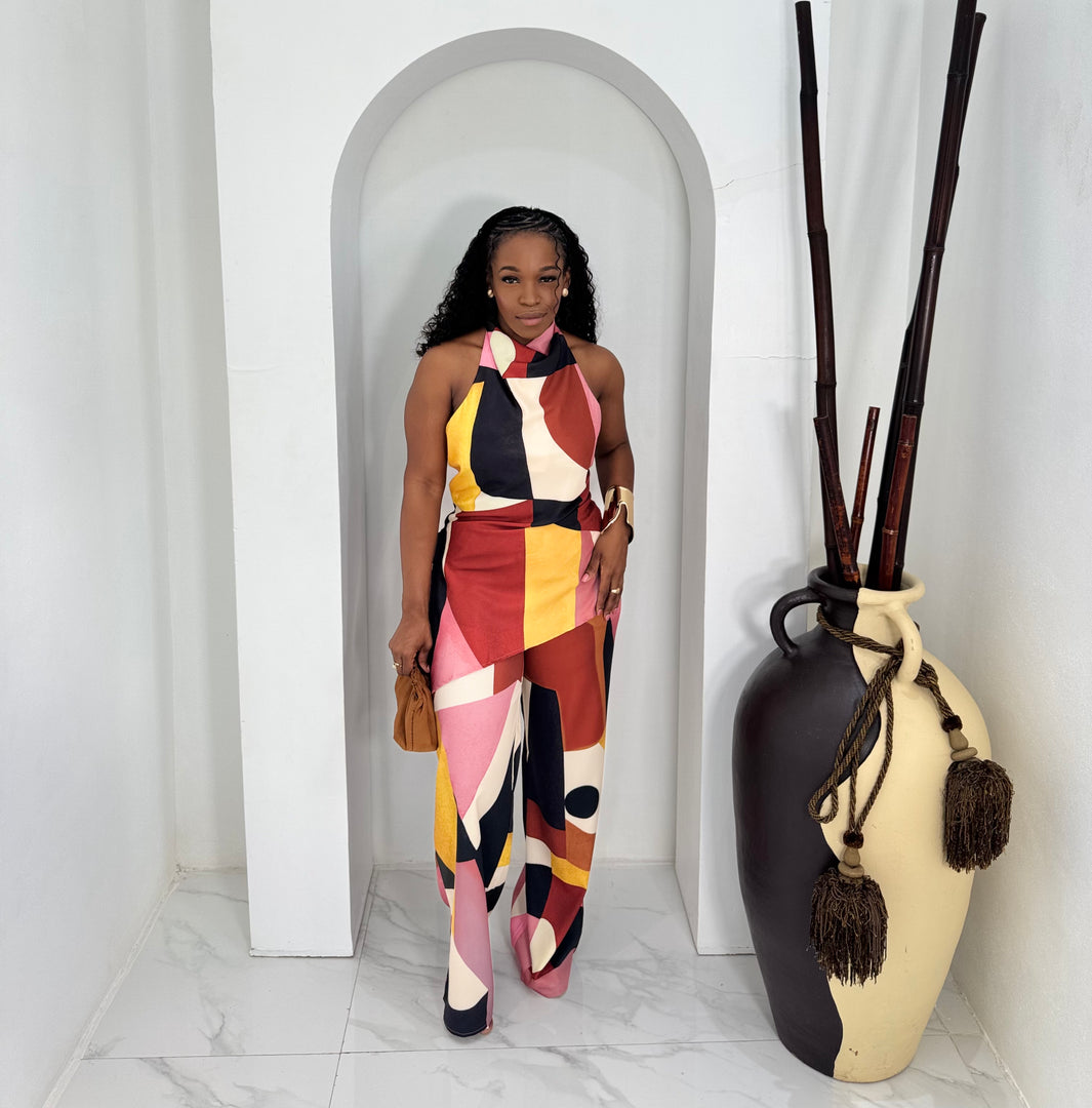 Lagoona mock neck 2 piece set