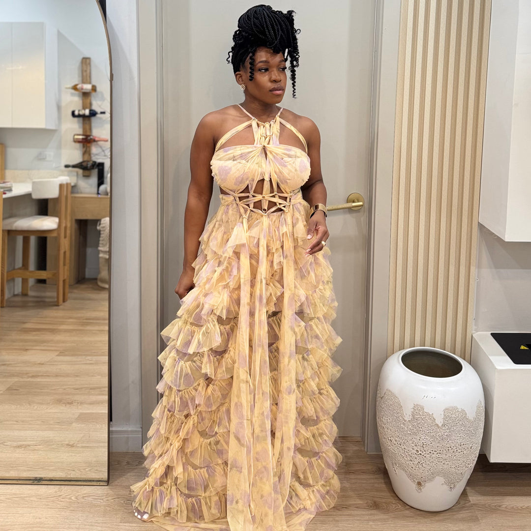 Sunshine State  printed maxi dress