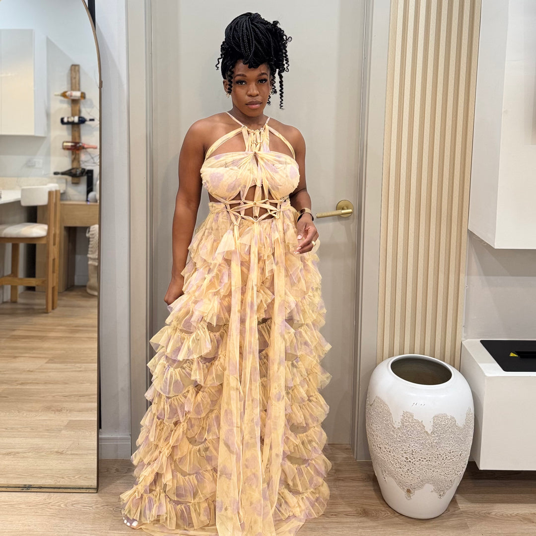 Sunshine State  printed maxi dress