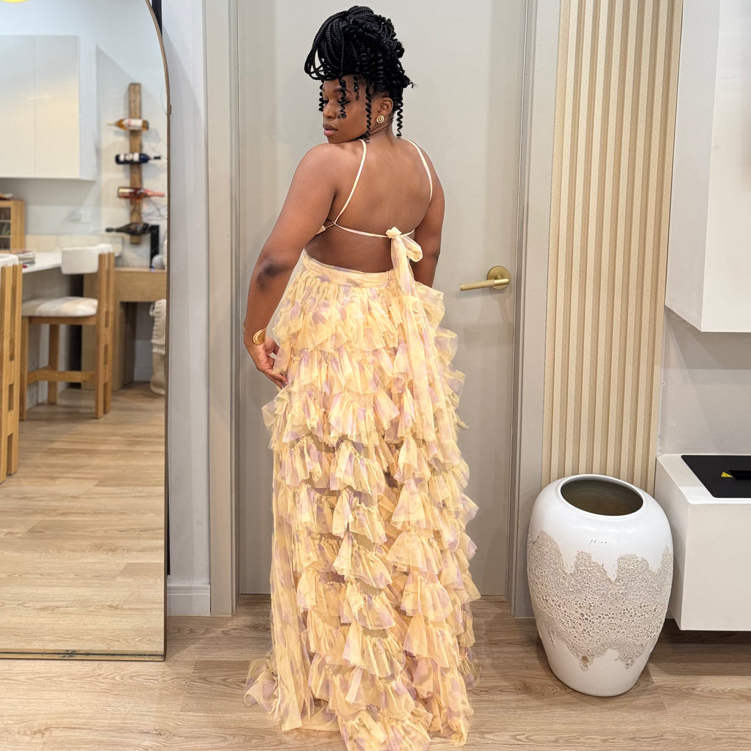 Sunshine State  printed maxi dress
