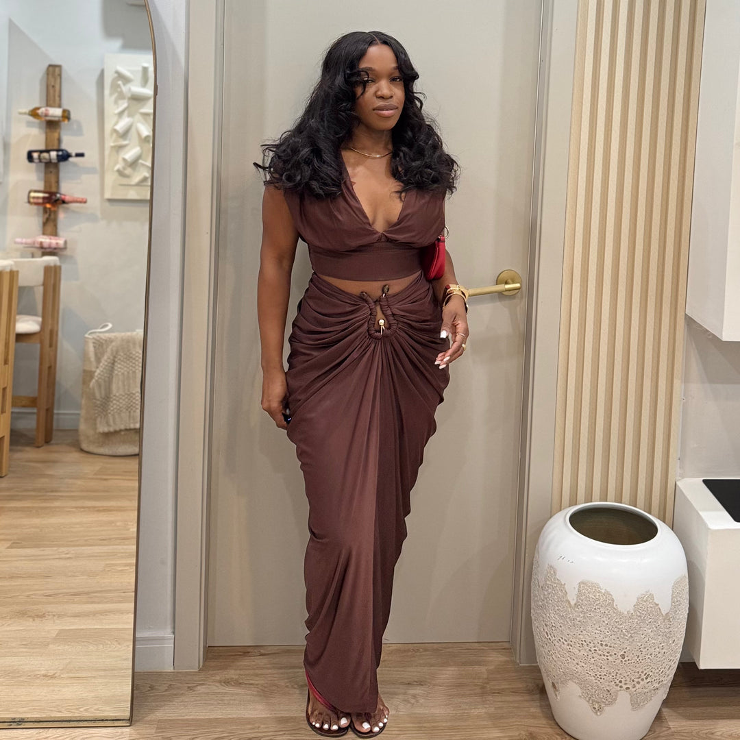Emory 2 piece maxi skirt set