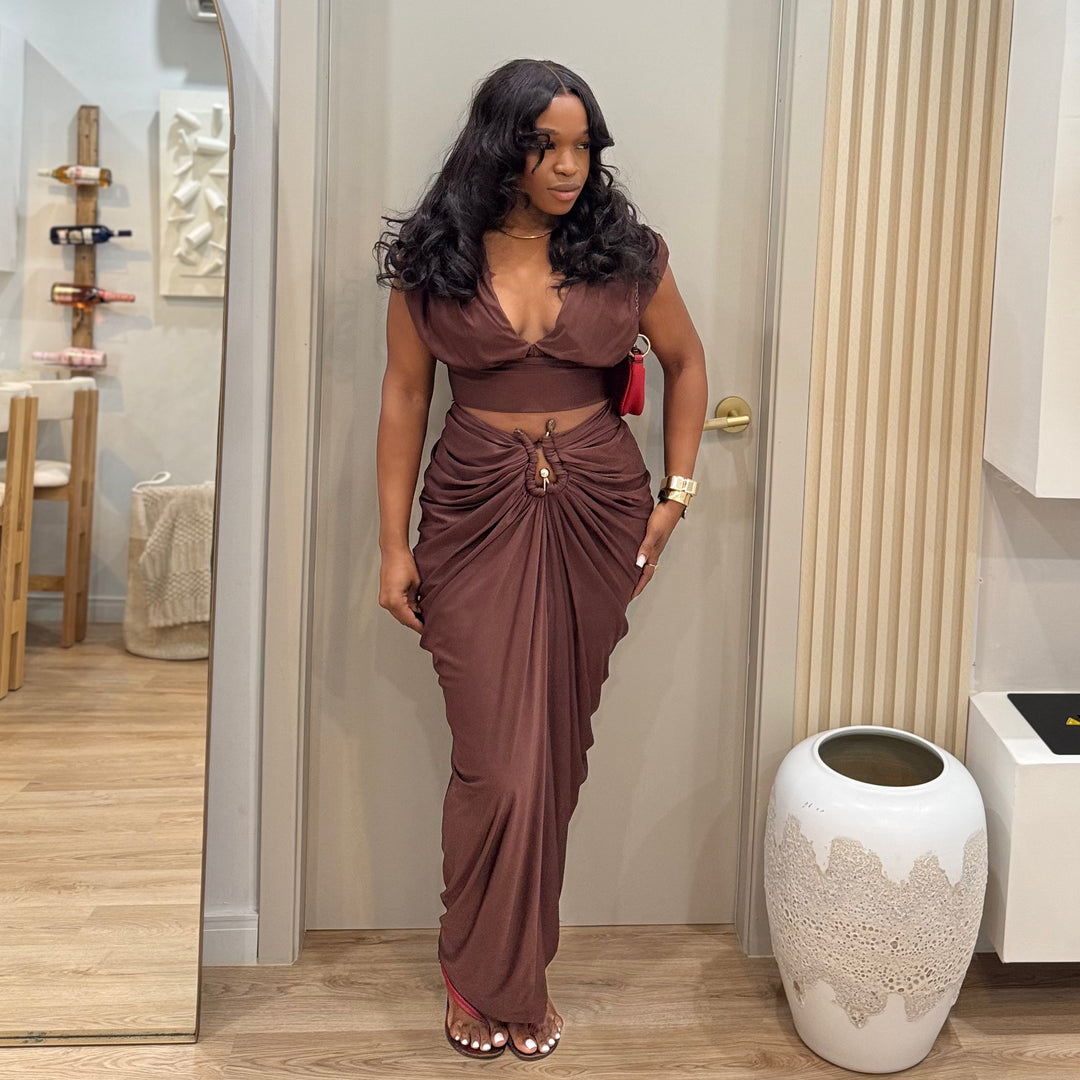 Emory 2 piece maxi skirt set