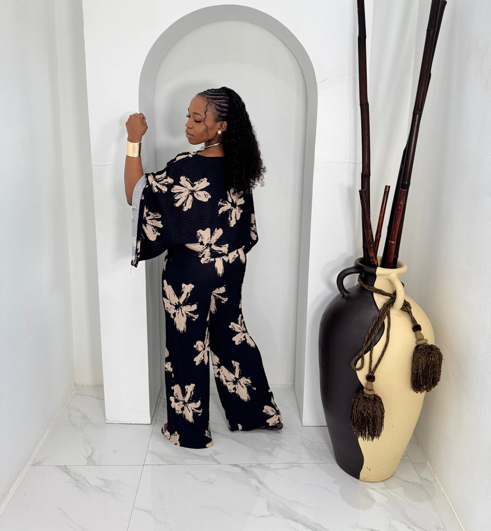 Maison 2 piece  printed pants set