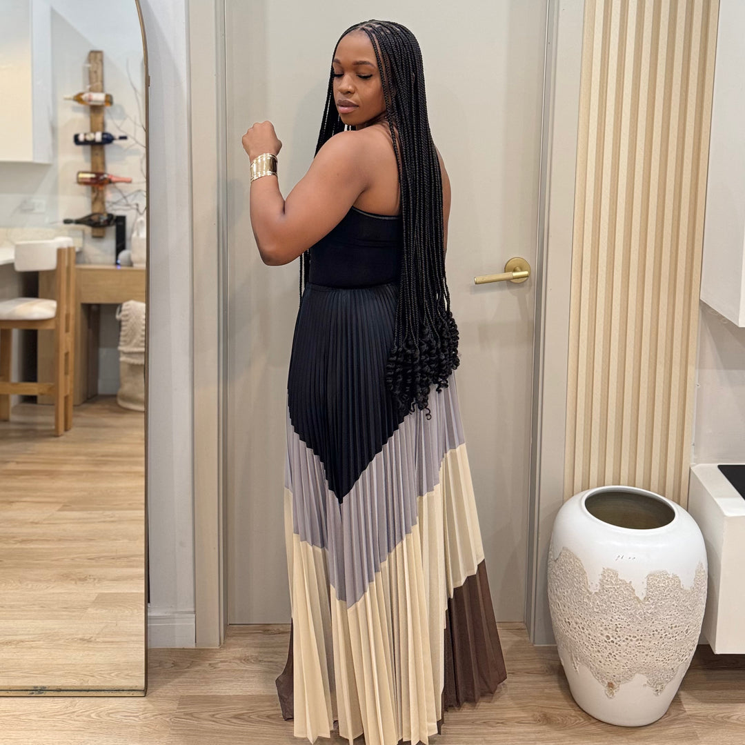 Bloom multi colour maxi skirt