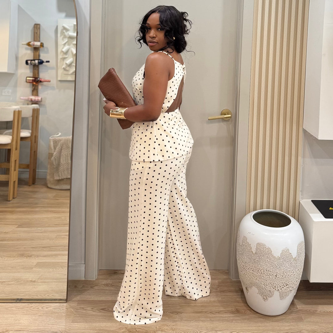 Blair Polka dot pants set
