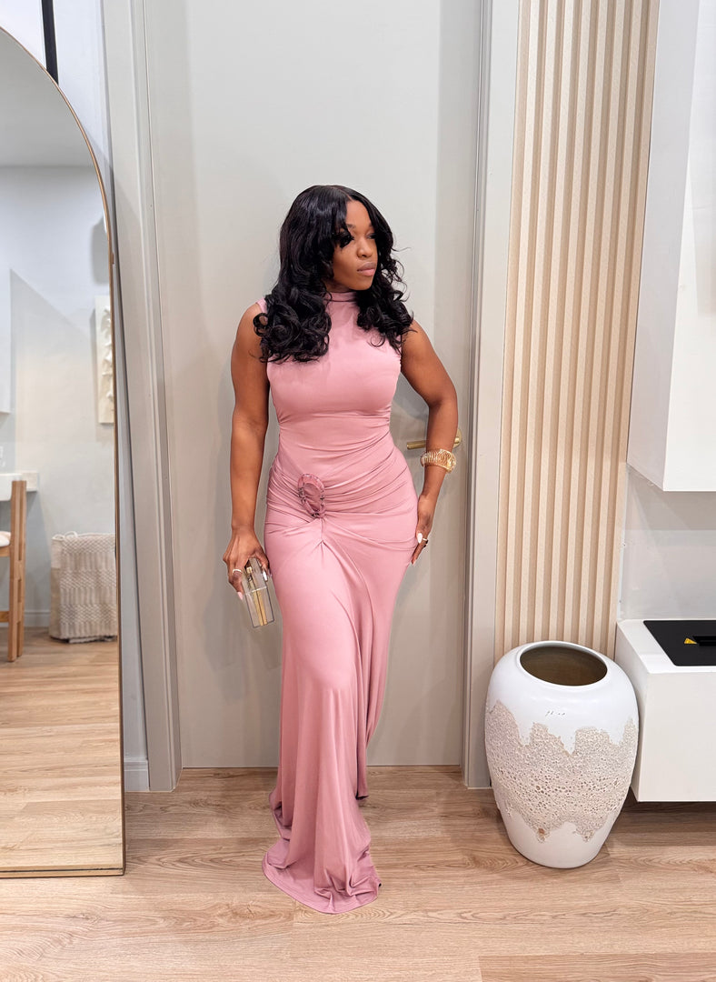 Temptres open back maxi