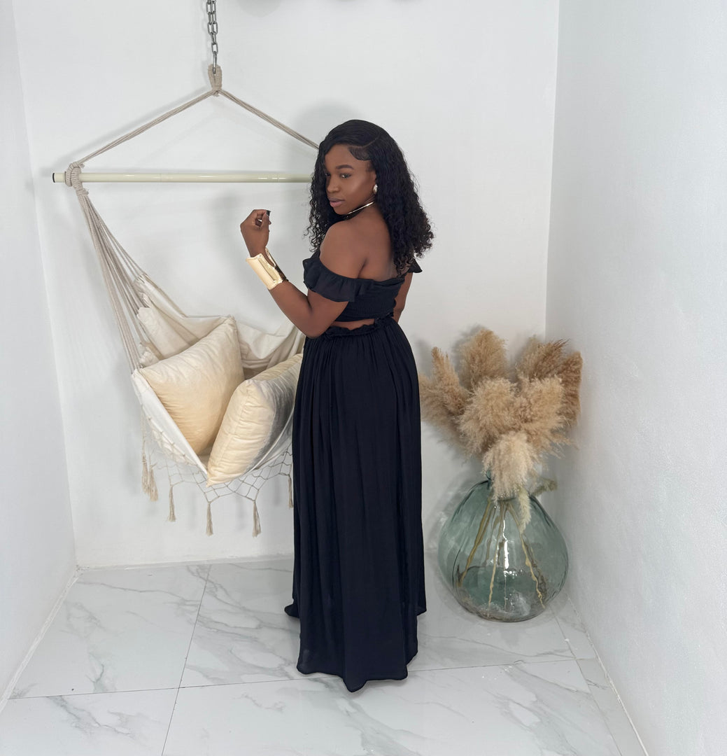 Faith 2 piece maxi skirt set