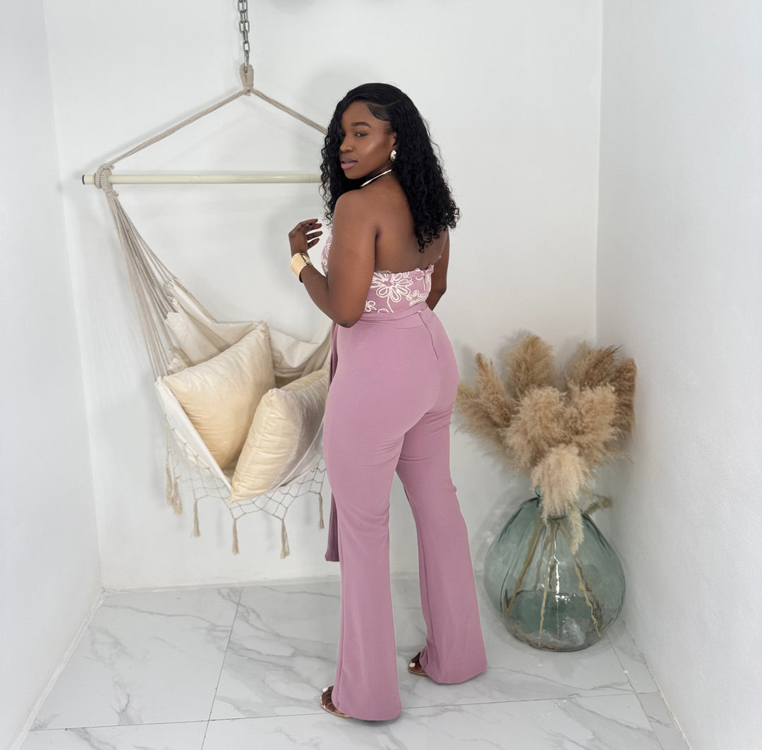 Soft Finish sweetheart jumpsuit