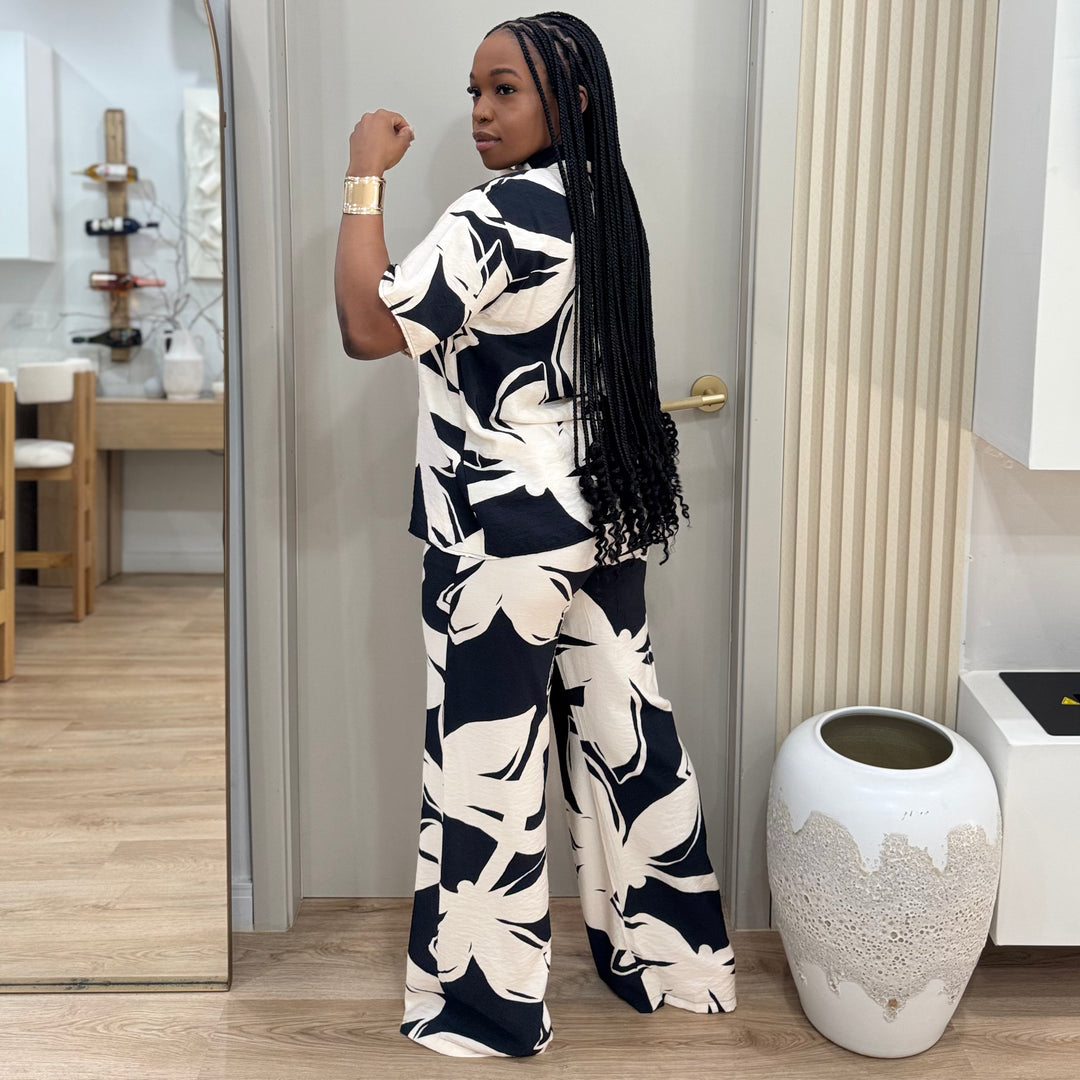 Luna 2 piece printed co ord set