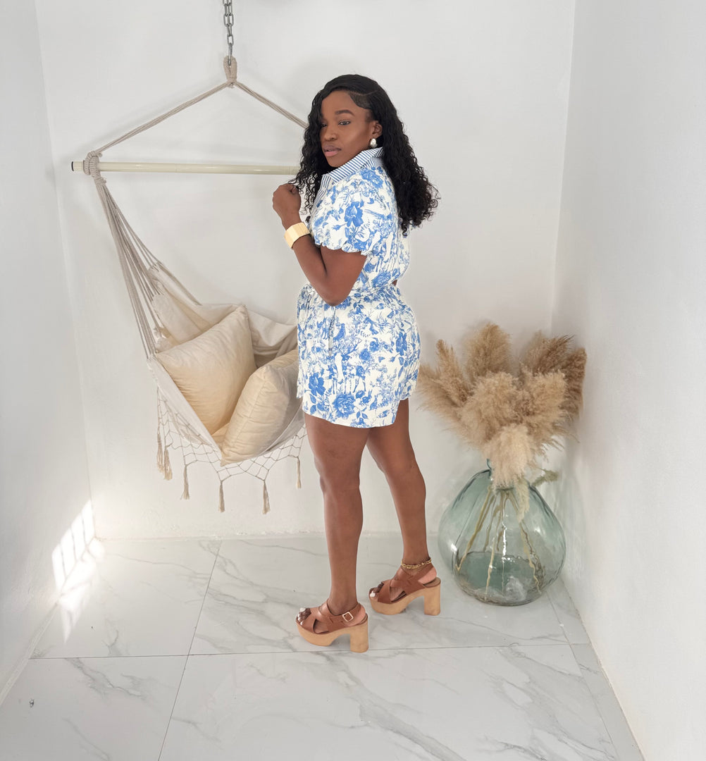 Brunch Code floral romper