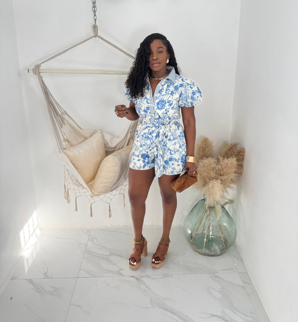 Brunch Code floral romper