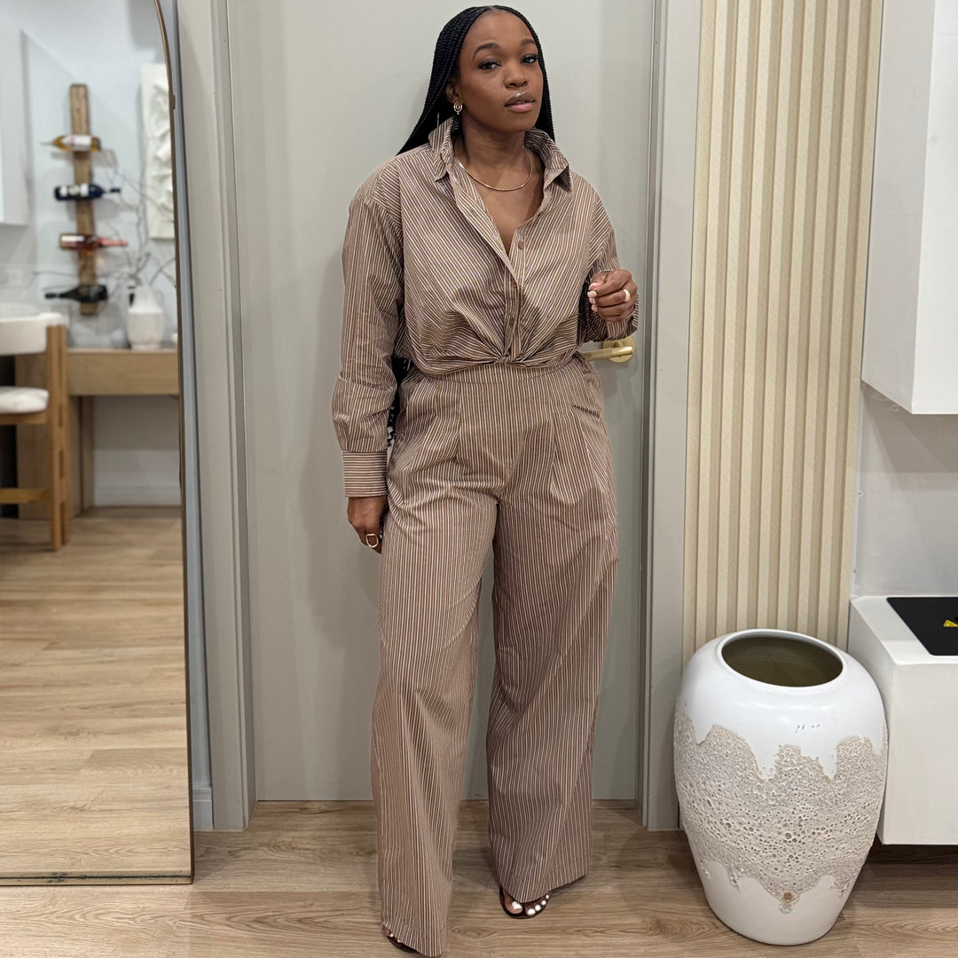 Zaila pinstripe co ord set