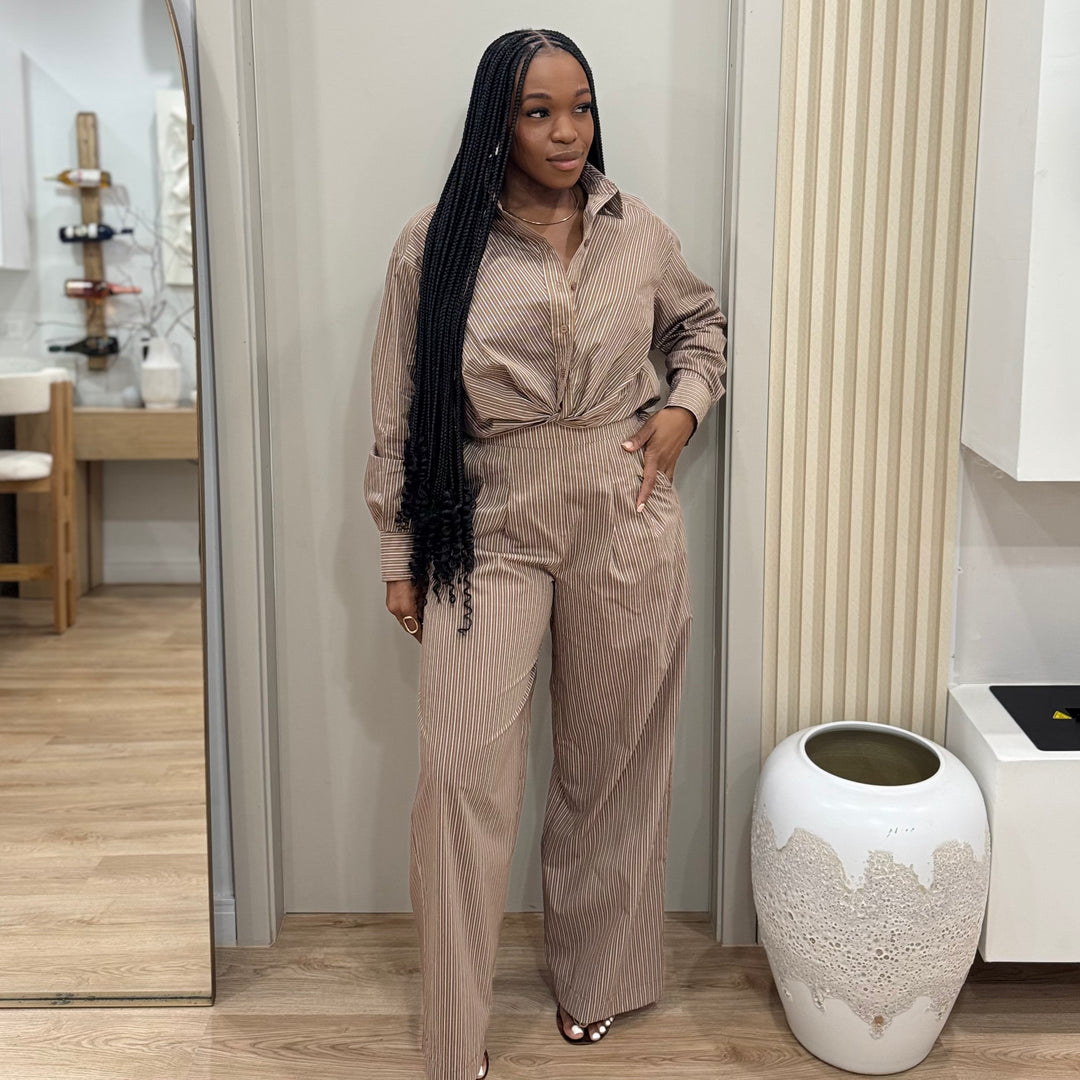 Zaila pinstripe co ord set
