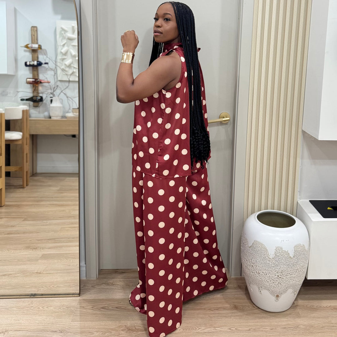 Halo polka dot co ord set