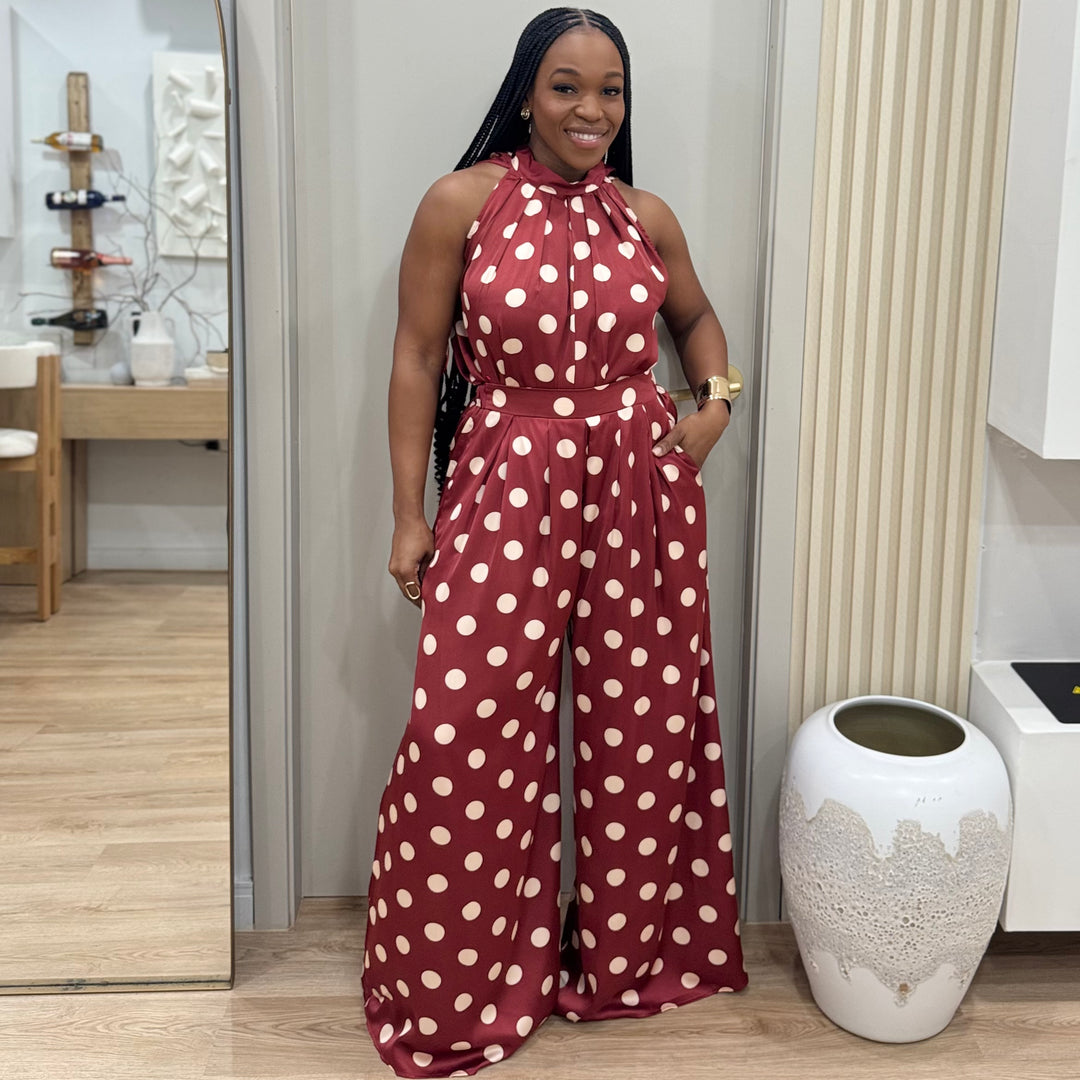 Halo polka dot co ord set