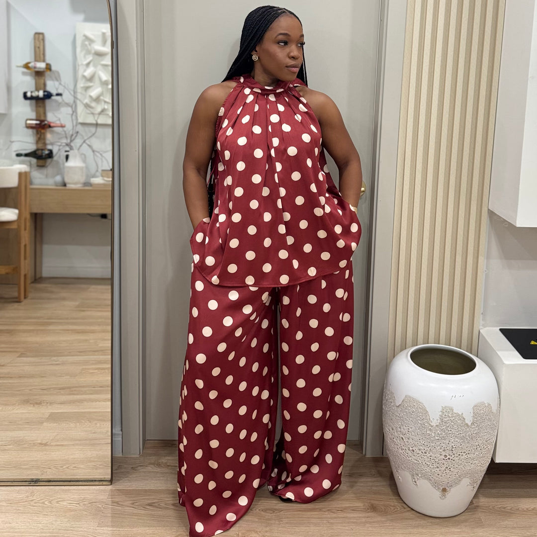 Halo polka dot co ord set