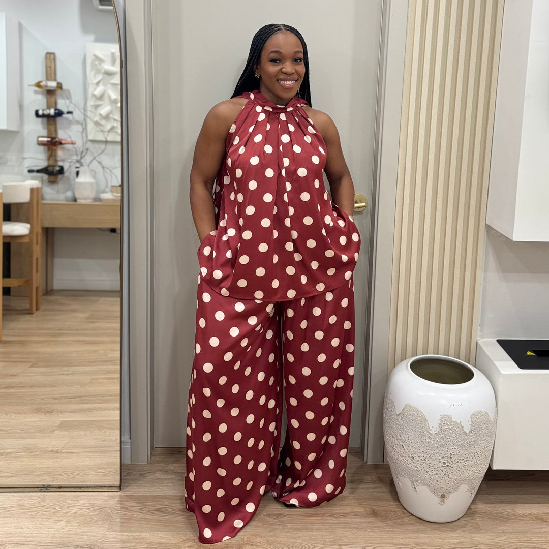 Halo polka dot co ord set
