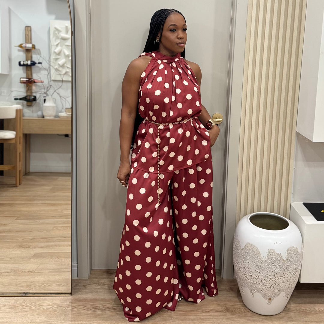 Halo polka dot co ord set