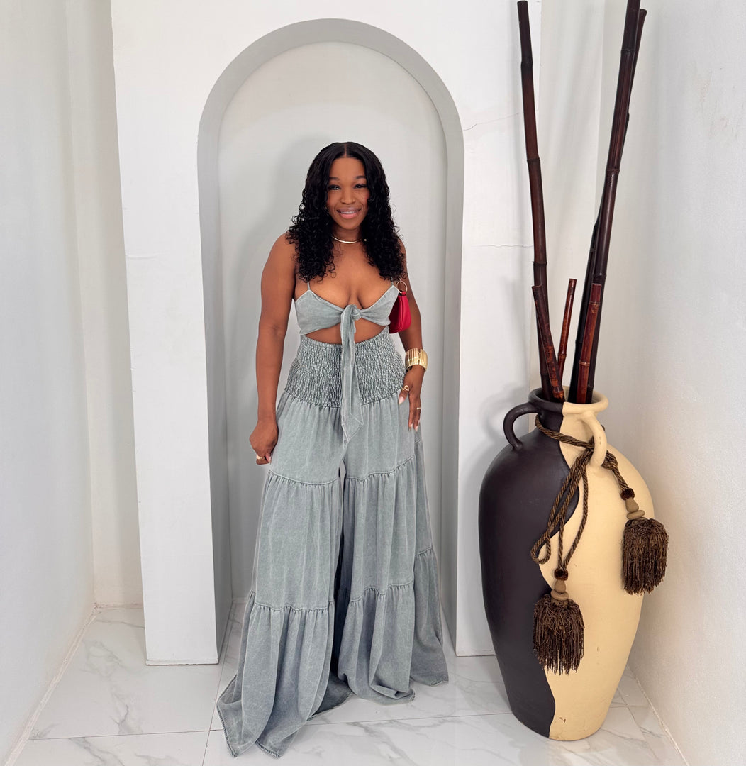 Brixton open front jumpsuit