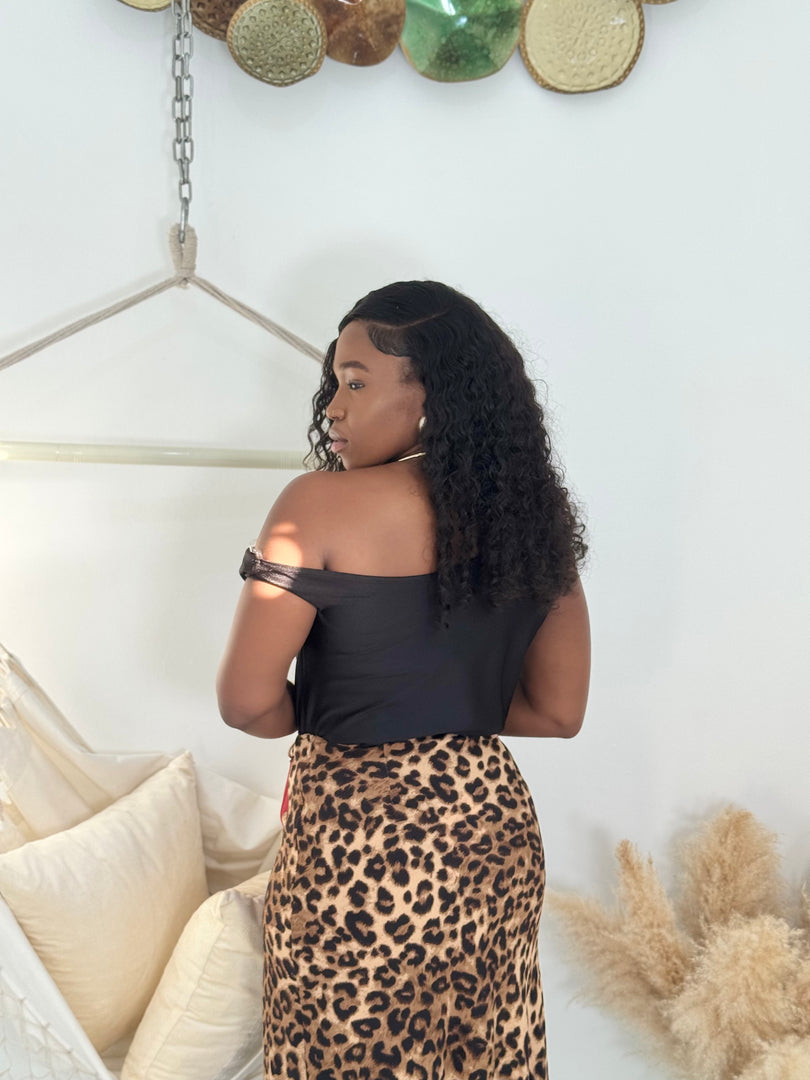 Cold shoulder bodysuit