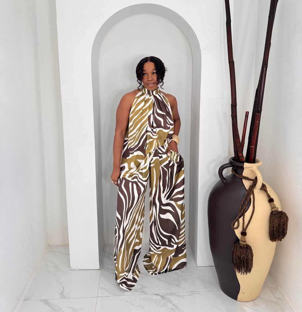 Adanna printed  two piece set